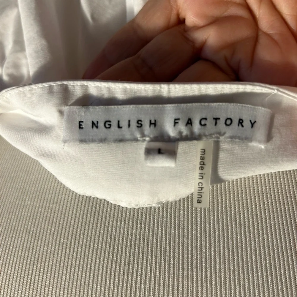 ENGLISH FACTORY Color Trim Sleeveless Maxi Dress Size L - Picture 14 of 15